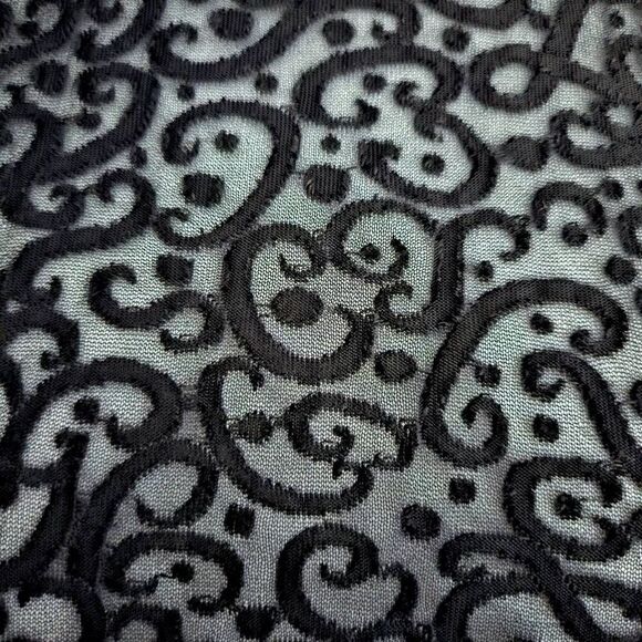 giorgio armani mesh cutout fitted blouse - Picture 3 of 7